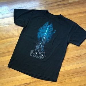 Boys Star Wars The Last Jedi short sleeve shirt